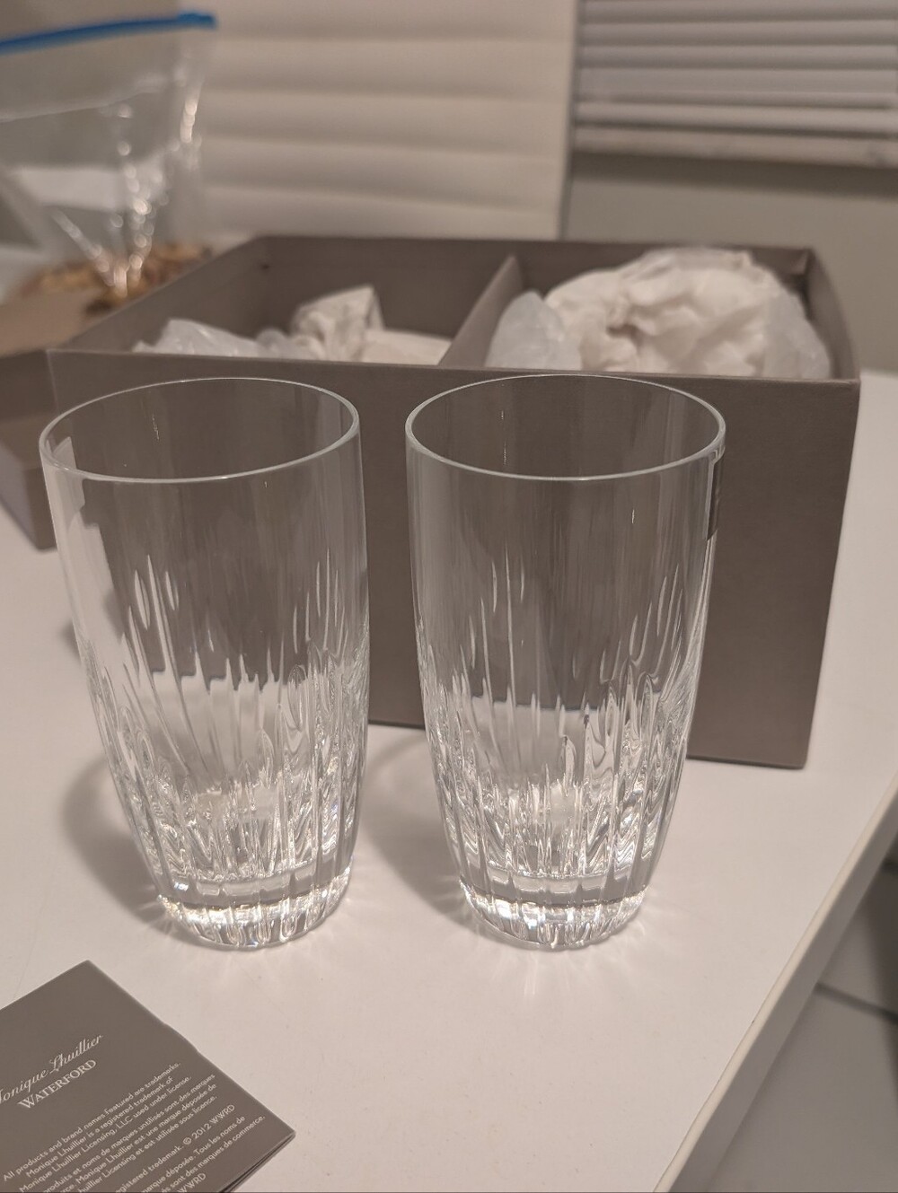 Waterford Monique L'Huillier Stardust High Ball Pair
